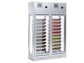 Garrafeira/ Cave Vinhos Enolux, De 2300 Mm De Altura
, De 2 Portas E 2 Temperaltura
S, De Configuração Central -Wi-2c-gre-23 Tr Hc