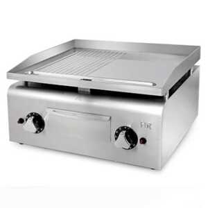 Fry-Top a gás placa ranhurada - PLC600RTRN