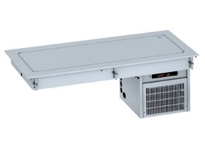 <p>Pratos e bandejas refrigeradas com unidade de refrigeração incorporada