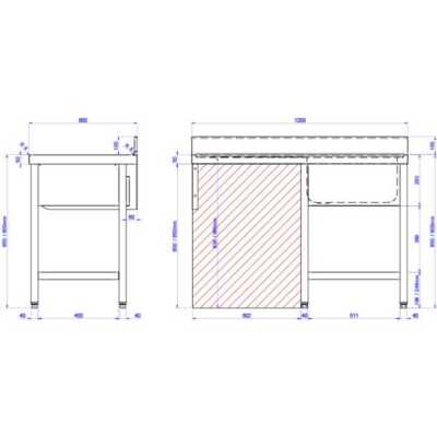Junto com a mesa completa