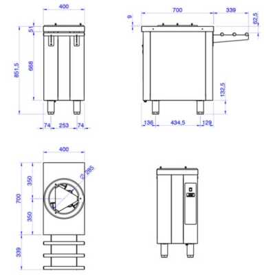 Modelos com sistema de aquecimento para pratos quentes e modelos