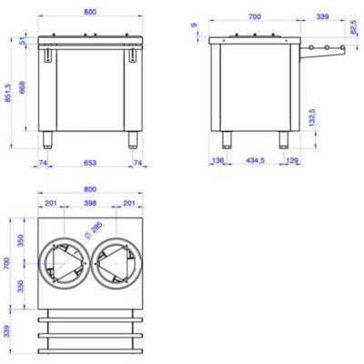 Modelos com sistema de aquecimento para pratos quentes e modelos