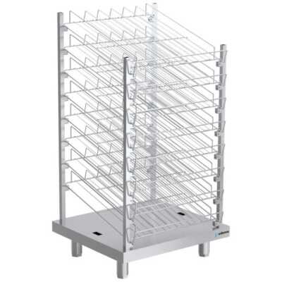 <p>Dispensador de copos fabricado em aço inoxidável.</p>