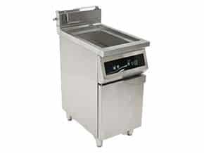 <p>Fritadeiras de indução de alto desempenho de 1 e 2 cestas: A potente tecnologia de indução garante uma temperatura precisa de forma contínua. Os alimentos s