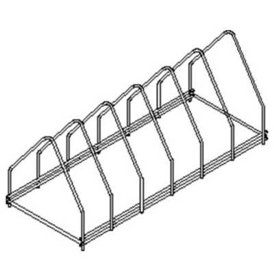 Suporte para 6 tabuleiros.