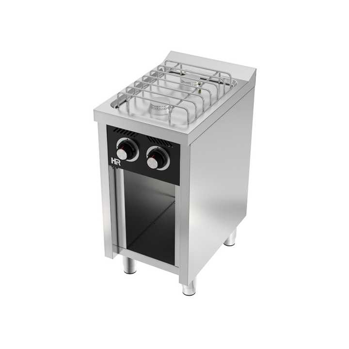 Fogão a gás com móvel 2 queimadores CB2F600E -Hotelequip.pt Fogão a gás com móvel 2 queimadores CB2F600E -Hotelequip.pt