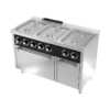 Fogão a gás 6 queimadores com forno CB6F600H -Hotelequip.pt