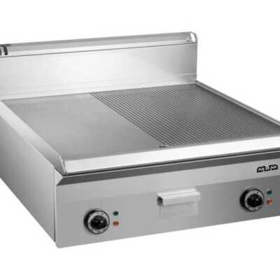 Fry-Top eléctrico 100 cm placa com fenda lisa EFT1065LR