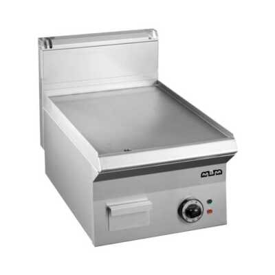 Fry-Top eléctrico 40 cm placa lisa aço rectificado EFT465L