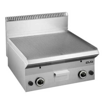 Fry-Top a gás placa fenda 60 cm aço rectificado GFT665R