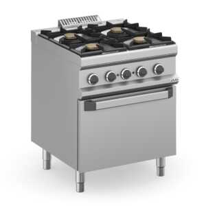Fogão a gás 4 queimadores + forno eléctrico  MFB77FEVXS