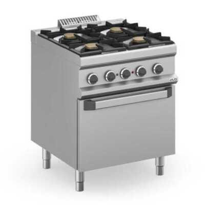 Fogão a gás 4 queimadores + forno eléctrico  MFB77FEVXS