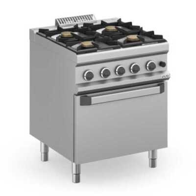 Fogão a gás 4 queimadores + forno a gás MFB77FGXL