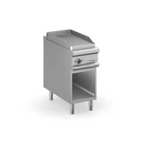 Fry-Top eléctrico placa fenda 40 cm aço rectificado, móvel MFTE94AR