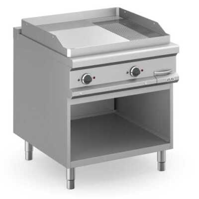 Fry-Top eléctrico 80 cm placa lisa - cromo duro, móvel  MFTE98ALRC