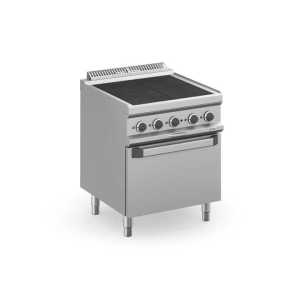 Fogão eléctrico 4 placas quadradas +forno Eléctrico MPQR77FEV