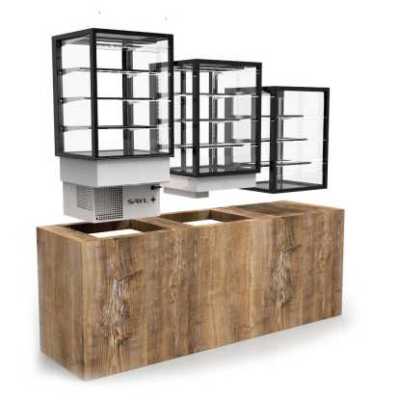 Vitrine aquecida DP-120-50C