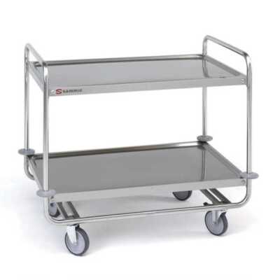 Carro de serviço reforçado 2 prateleiras - 1000 x 600 mm - CSR-210