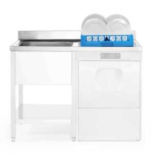 Lava-loiça 2 cubas com escorredor esquerda 1800 x 600 mm FRLV-618/21I