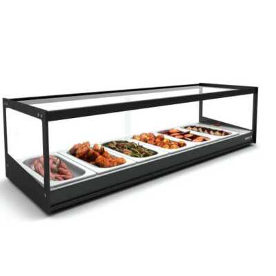 Vitrine aquecida de bancada CLO6BL LED