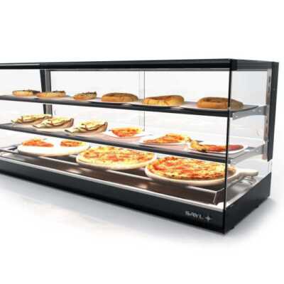 Vitrine aquecida CLO24S-2