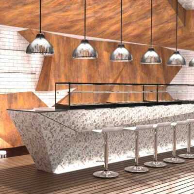 Vitrine refrigerada de bancada com grupo remoto VTLG28GR-2