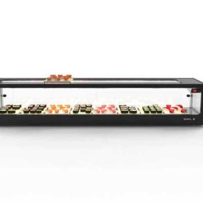Vitrine refrigerada de bancada com grupo remoto VTLG4GR