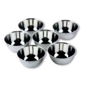 Kit 6 Tigelas Pequenas Inox