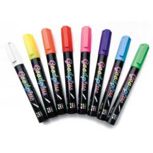 Canetas Fluorescentes De 8 Cores
