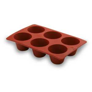 Molde de Creme com 6 Cavidades Silicone Pastryflex