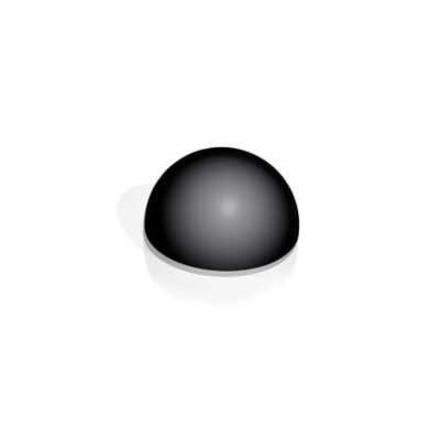 Molde Os Mini Semiesferas 96 Cavidades Silicone Black
