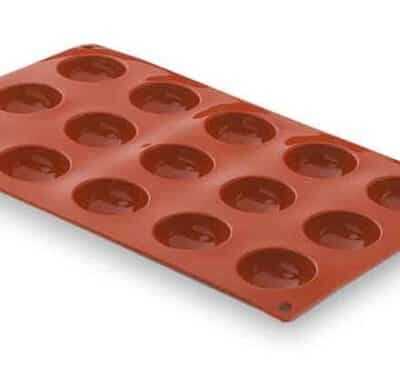 Molde Semi-Esférica 15 Cavidades Silicone Pastryflex