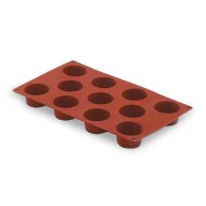 Molde Os Mini Muffin 11 Cavidades Silicone Pastryflex