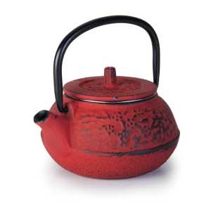 Chaleira Ferro Fundido 0,25 L Vermelha
