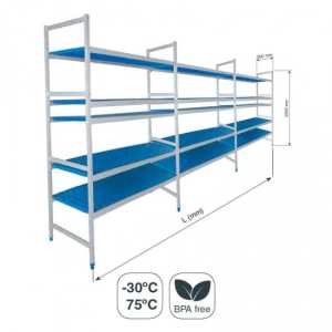 Estante Tripla 5 prateleiras