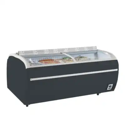Ilha de supermercado cor antracite  TWIN 220A-F