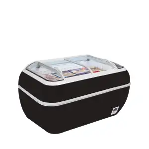 Ilha de supermercado cor preta  TWIN HEAD B-F
