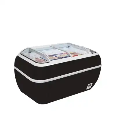 Ilha de supermercado cor preta  TWIN HEAD B-F