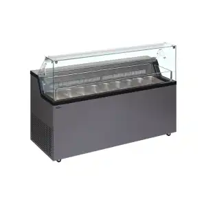 Vitrine expositora para gelados com display  MIRABELLA 9
