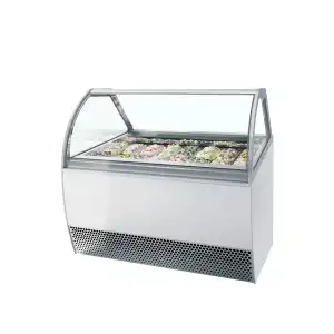 Vitrine expositora para gelados com display ventilado  MILLENNIUM LX18
