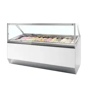 Vitrine expositora para gelados com display ventilado  MILLENNIUM ST24