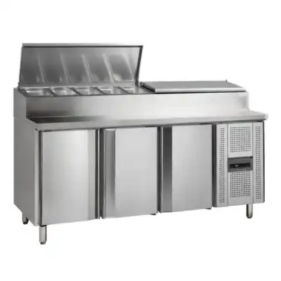 Bancada /Mesa de frio para preparação de sanduíches GN1/1  SS7300