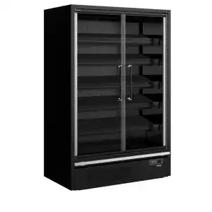 Frigorífico de parede para supermercado  Galaxy+ GP14FGD Black