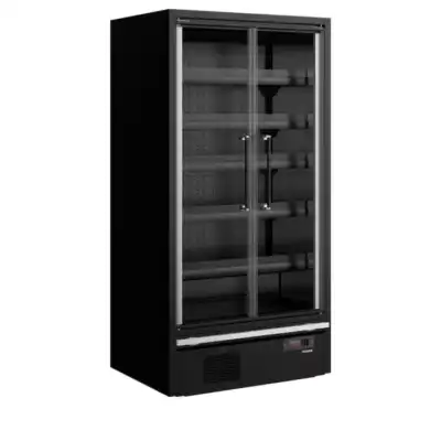 Frigorífico de parede para supermercado  Galaxy+ GP10FGD Black